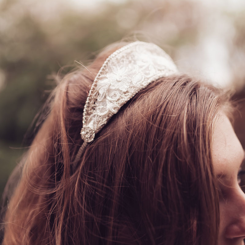 Knitted Flower Detail Hairband