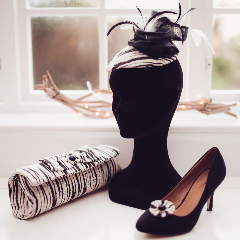 Monochrome Fascinator